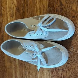 Vans Cream and White Sneakers